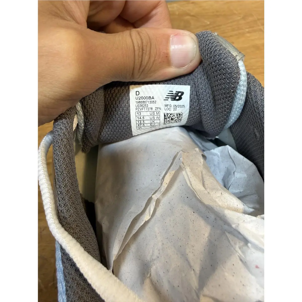New Balance shoes - New Balance ABZORB 2000 - ABZORB - U2000BA - White, Manufacturer: Blue Greey 11