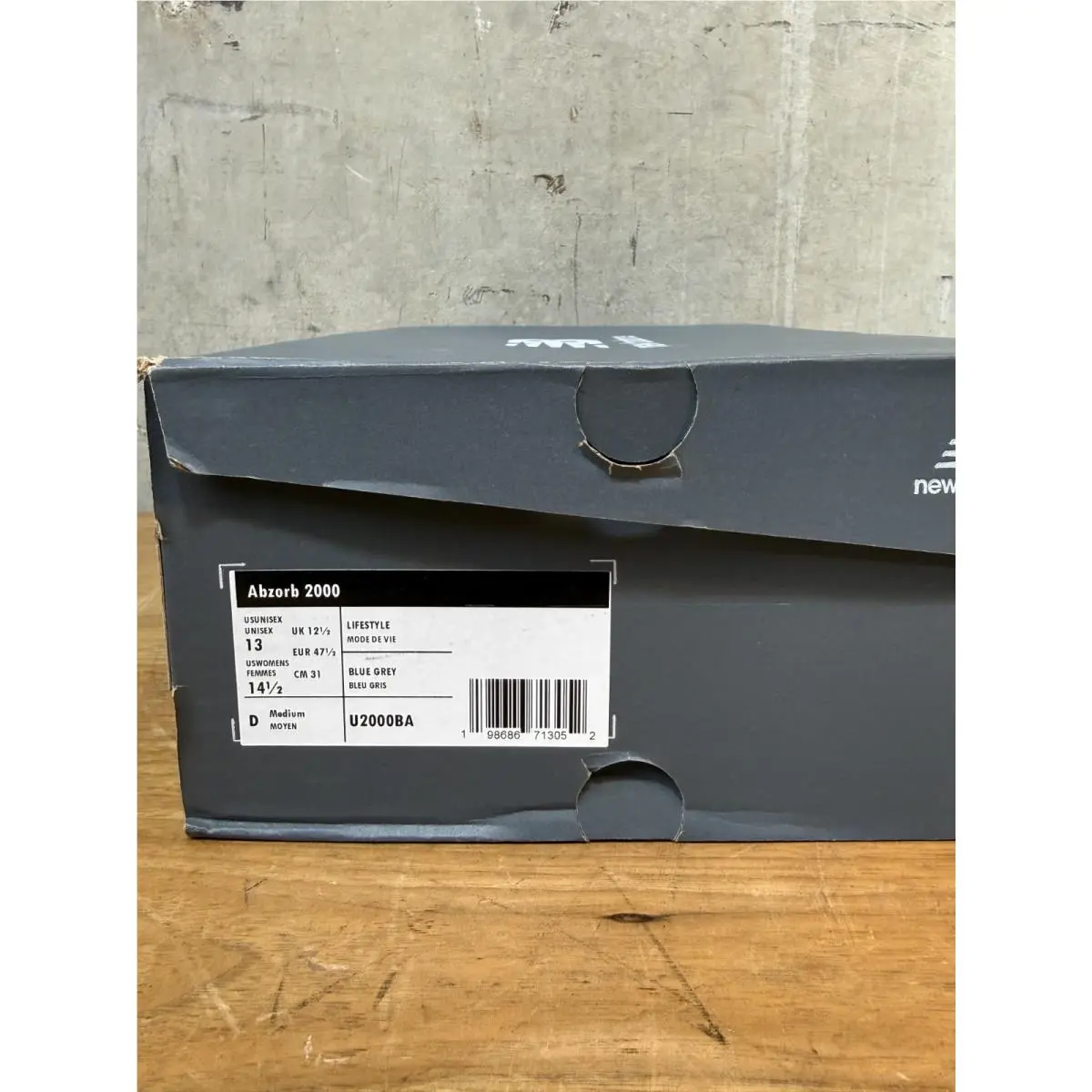New Balance shoes - New Balance ABZORB 2000 - ABZORB - U2000BA - White, Manufacturer: Blue Greey 4