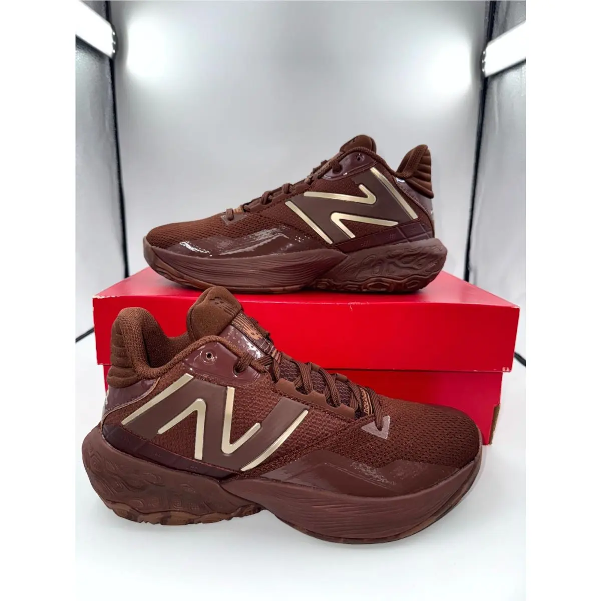 New Balance Two Wxy V4 Unisex M7.5/W9 Sneakers Brown Basketball Shoes BB2WYCC4