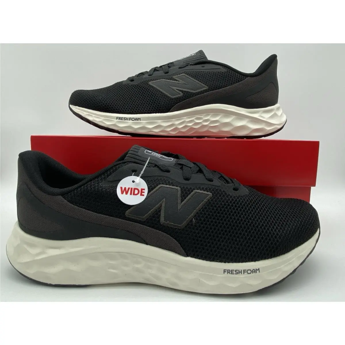 New Balance Fresh Foam Arishi v4 Men’s Running Shoes Black MARIS2ZL Size 10.5 4E