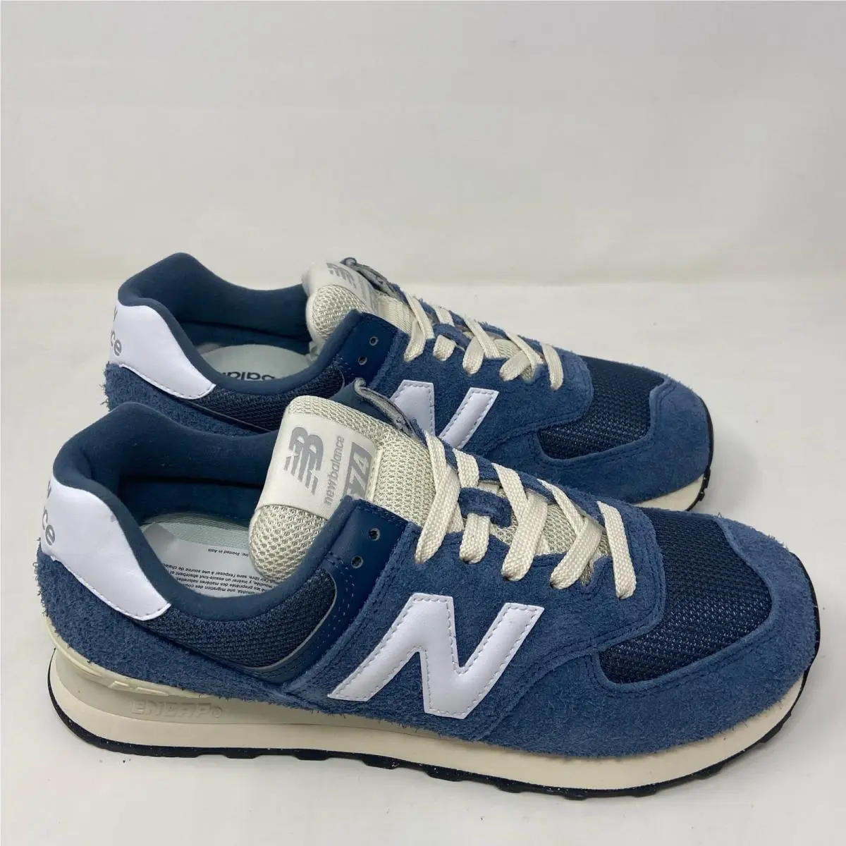 New Balance 574 Vintage Indigo/white Suede Sneakers Men’s 7.5