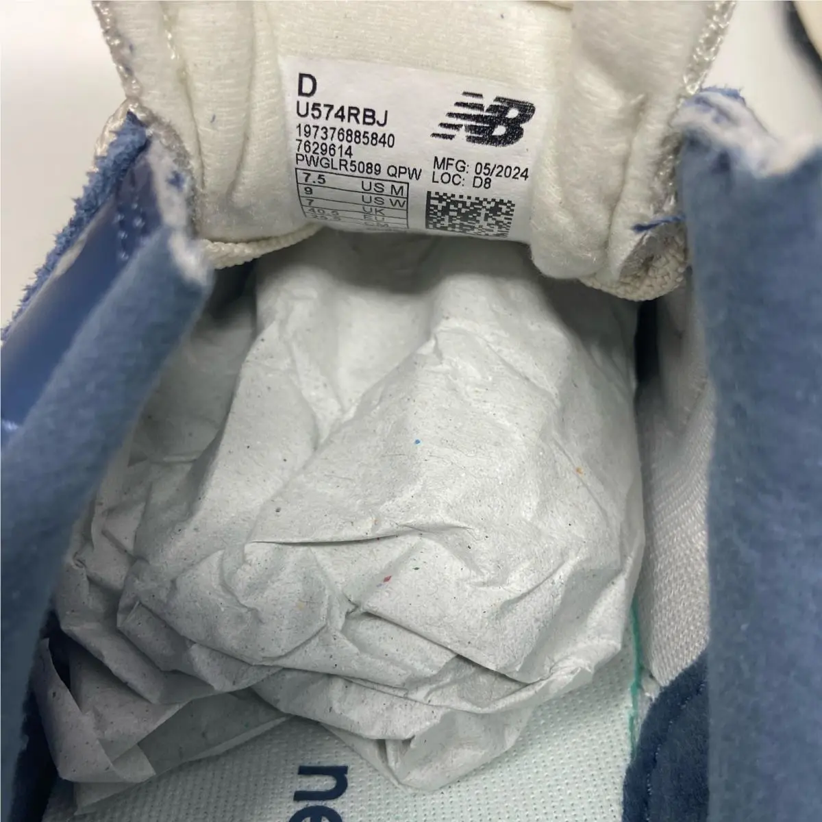 New Balance shoes - New Balance 574 - U574RBJ - Blue 5