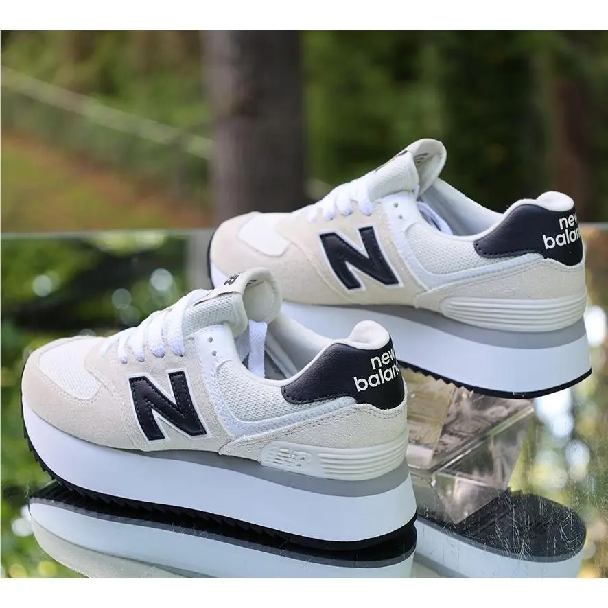 New Balance shoes - New Balance 574 Plus - Plus - WL574ZAH - White 9