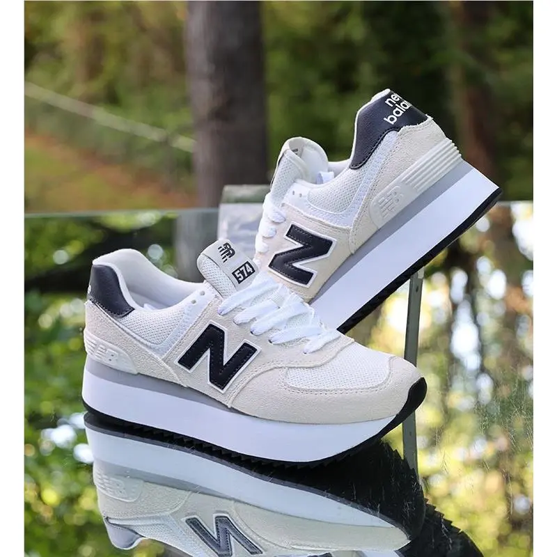 New Balance shoes - New Balance 574 Plus - Plus - WL574ZAH - White 2