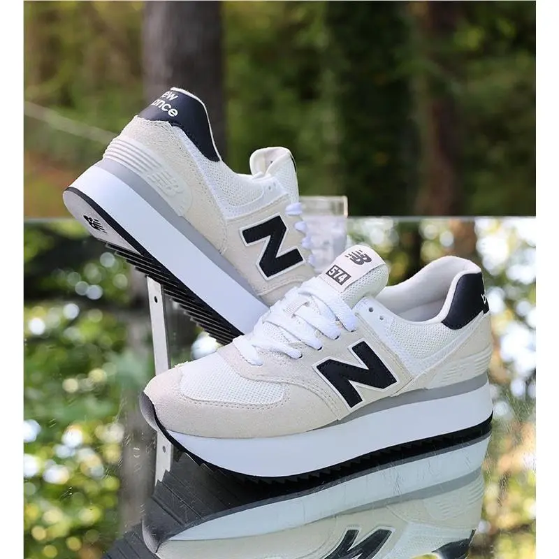New Balance shoes - New Balance 574 Plus - Plus - WL574ZAH - White 3
