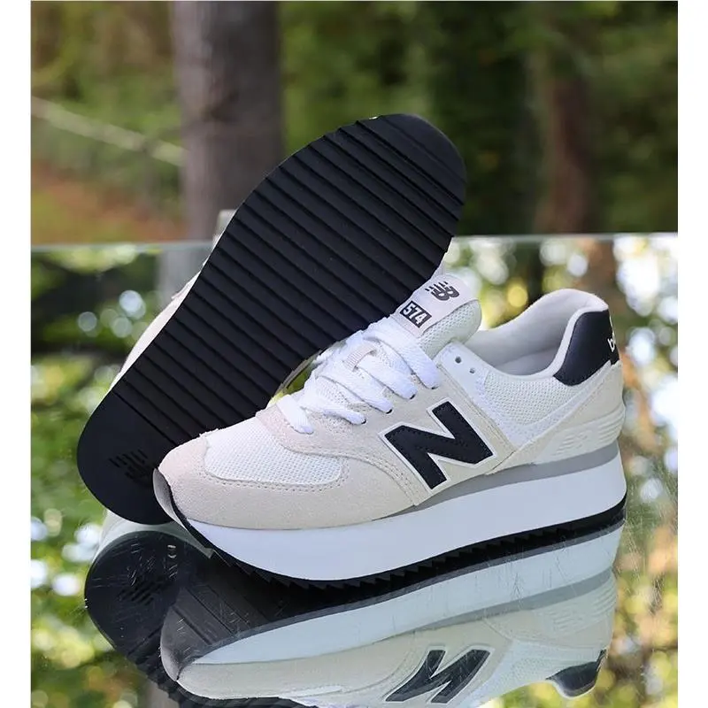 New Balance shoes - New Balance 574 Plus - Plus - WL574ZAH - White 5
