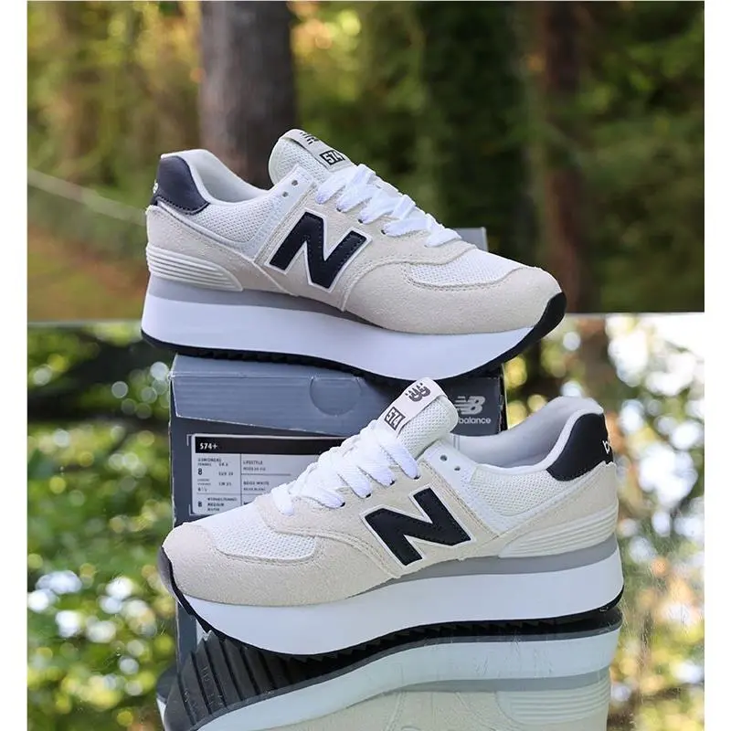 New Balance shoes - New Balance 574 Plus - Plus - WL574ZAH - White 6