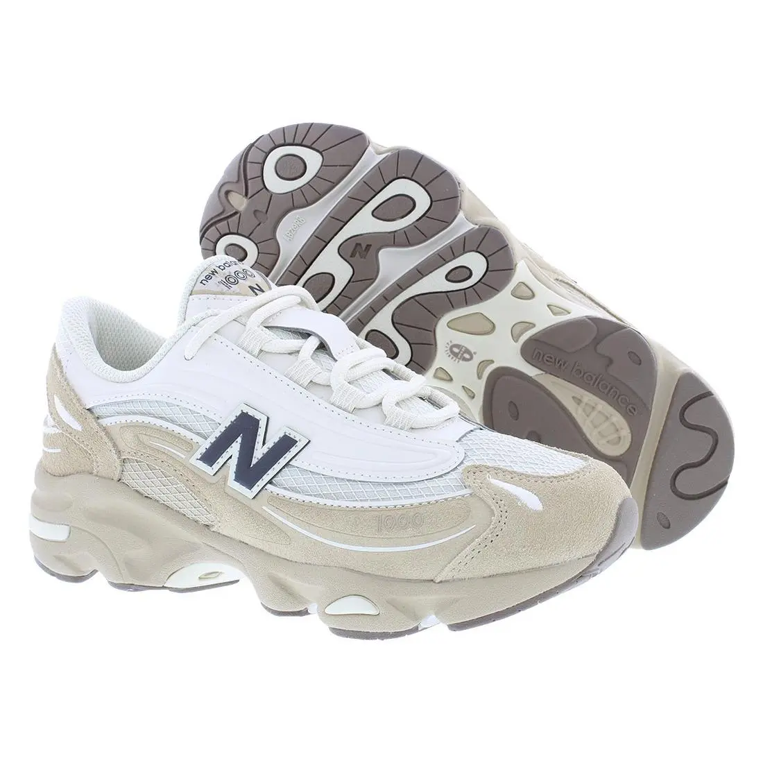 New Balance 1000 GS Girls Shoes Size 6.5 Color: Beige/beige