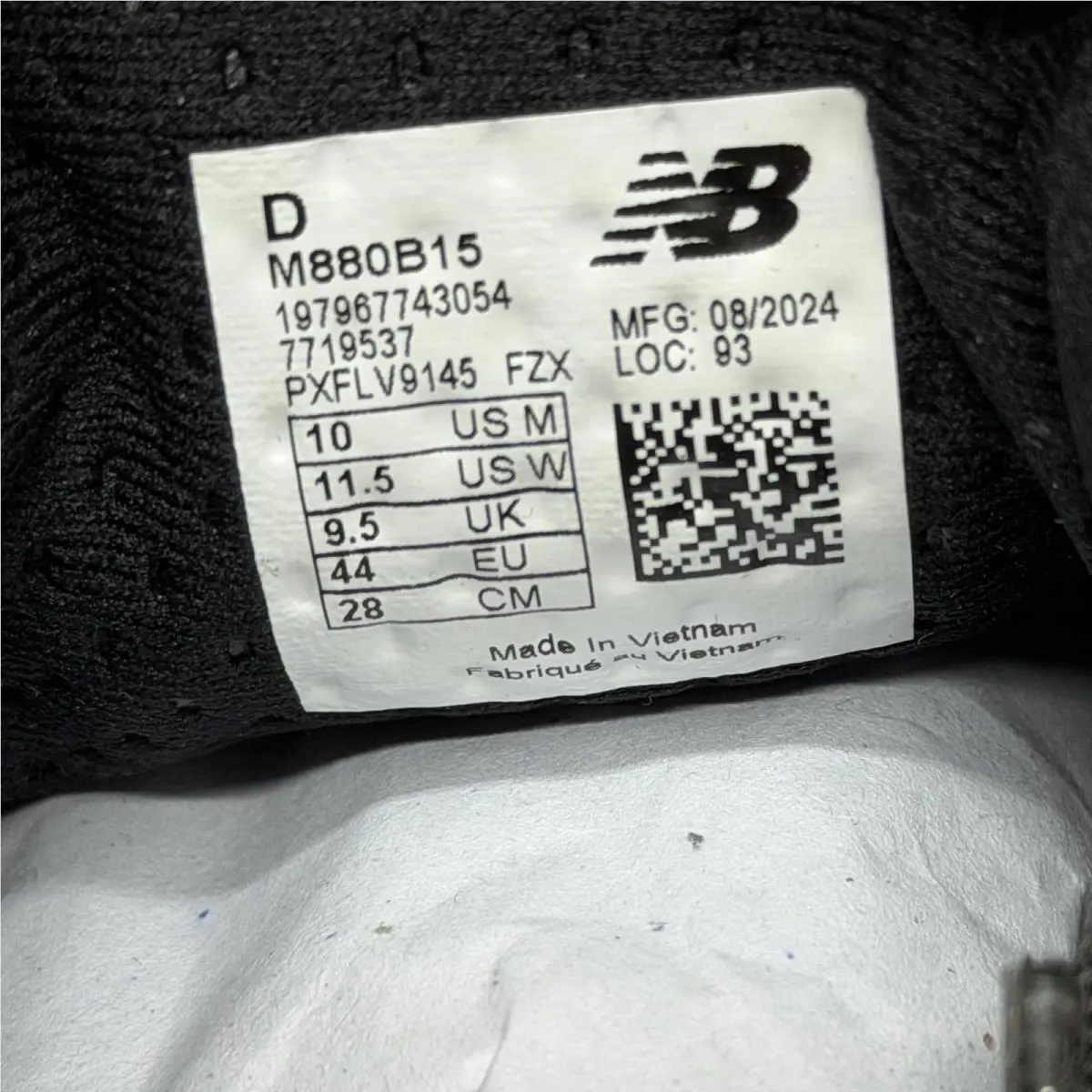New Balance shoes - New Balance Fresh Foam X 880v15 - Black (UPC: 197967743054) 3