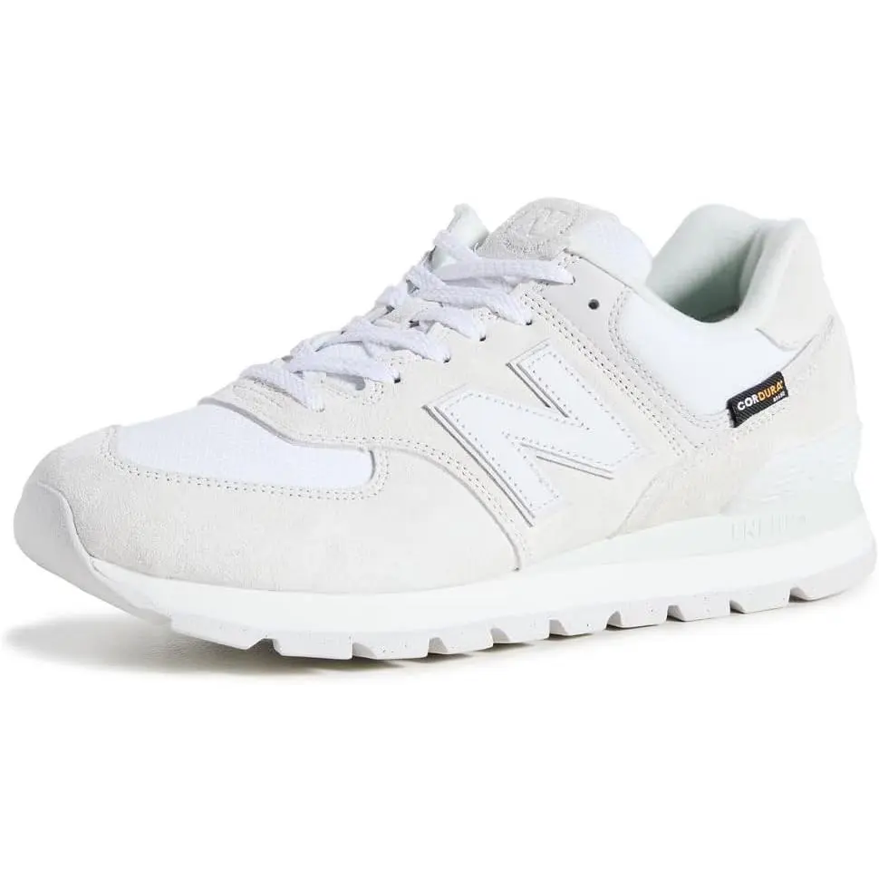 New Balance 574 Men’s Sneakers- White White- Size 7.5 Medium