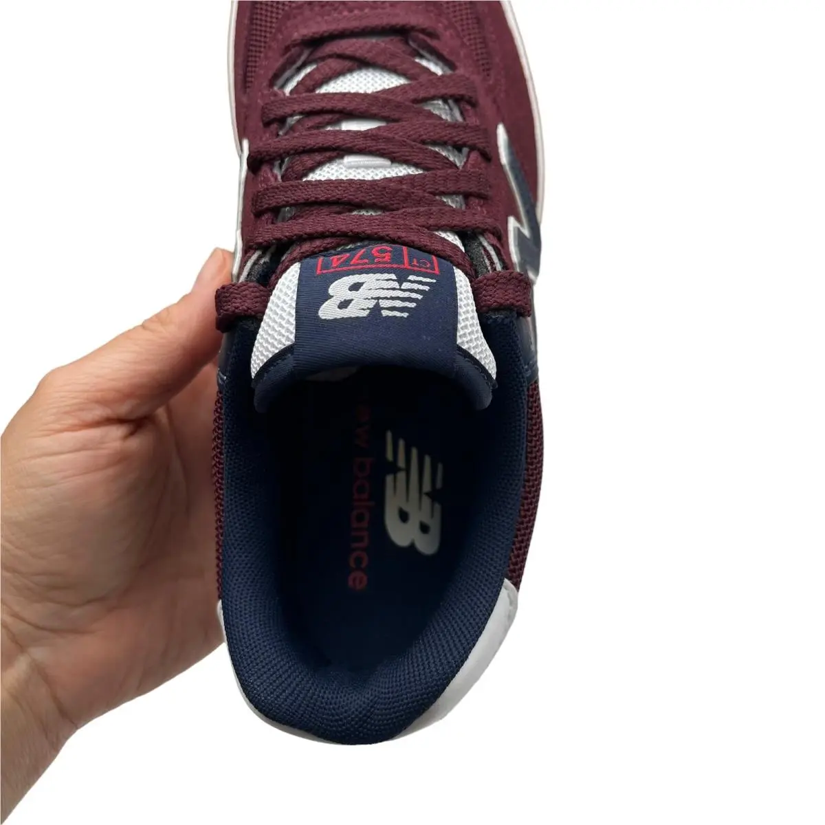 New Balance shoes - New Balance 574 - Wine/Burgundy (UPC: 196307078511) 16