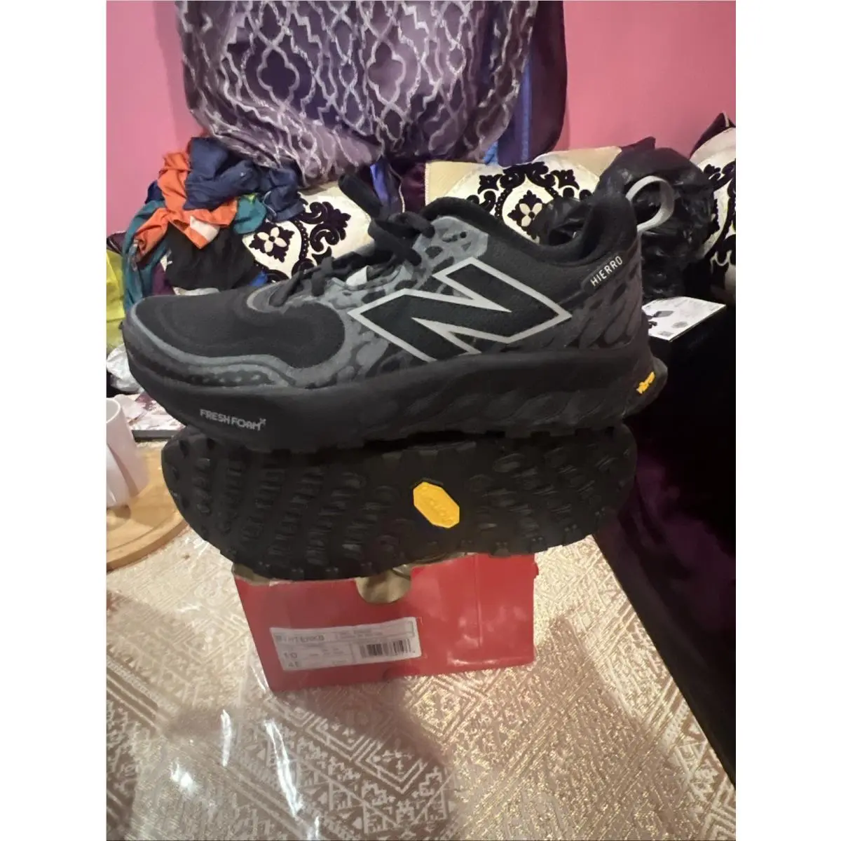 New Balance shoes - New Balance Fresh Foam X Hierro v8 trail - MTHIERK8 - Black / Shadow Grey / Black, Manufacturer: Black / Shadow Grey / Black (UPC: 0197375660196) 0