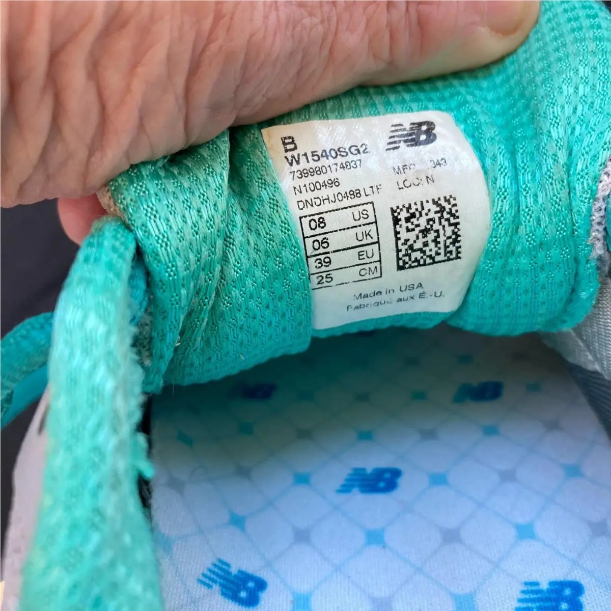 New Balance shoes - New Balance 1540 - W1540SG2 - Silver, Teal 8