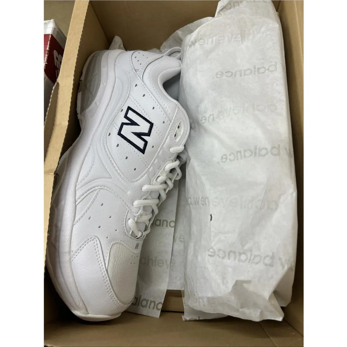 Mens New Balance 622 MX622WT White/blue Cross Training Shoes Size 13 Wide 2E