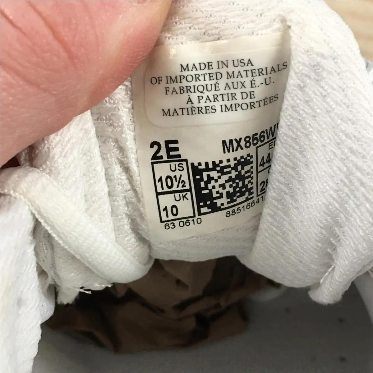 New Balance shoes - New Balance 856 - MX856WN - White 12