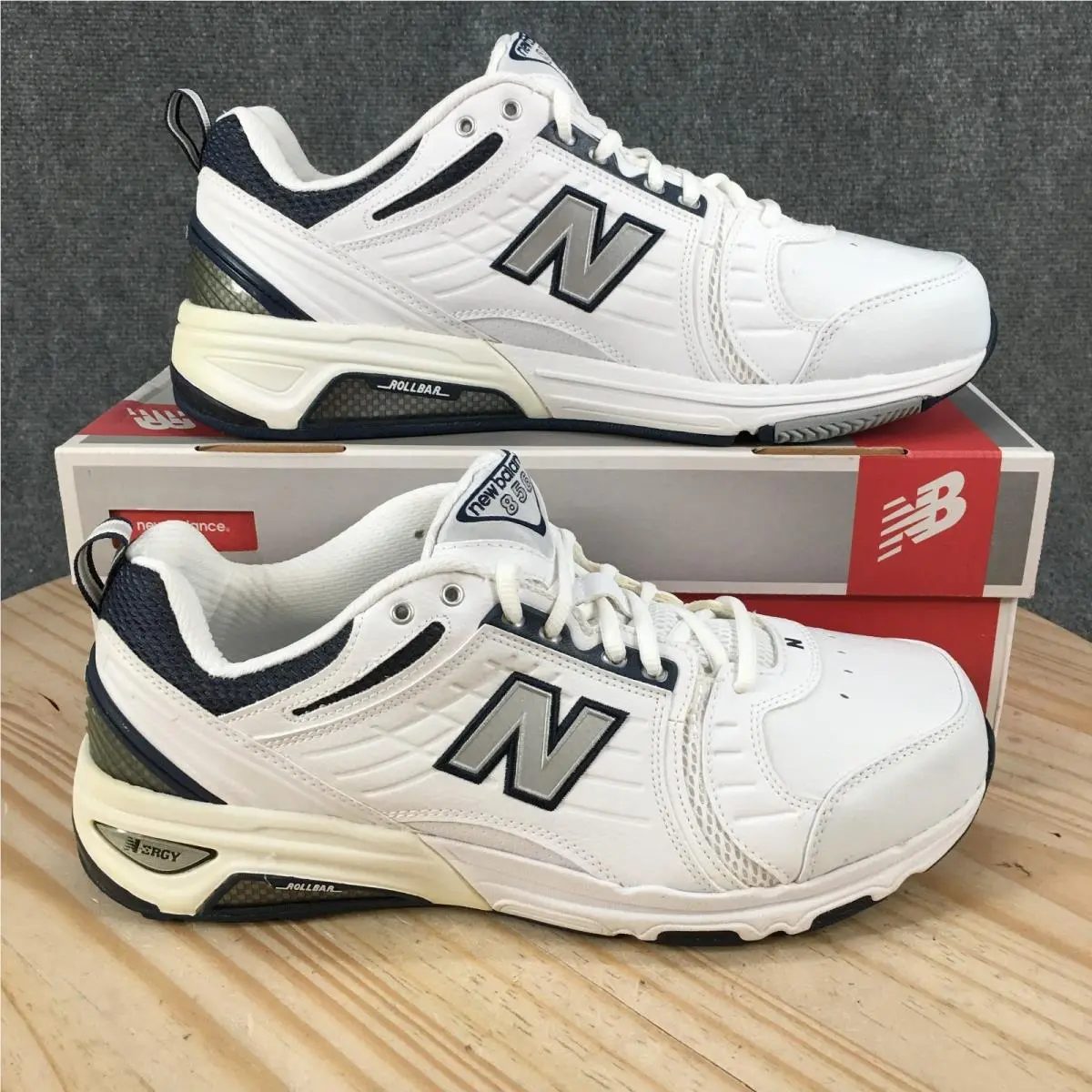 New Balance 856 Shoes Mens 10.5 EE Training Sneakers MX856WN White Blue New