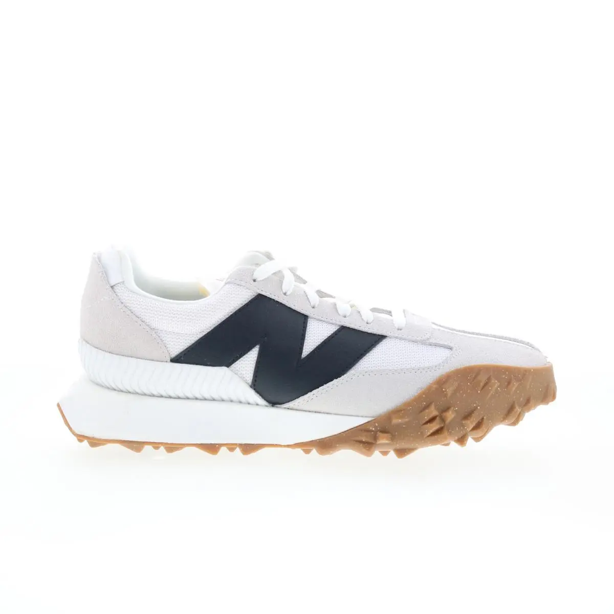 New Balance UXC72 UXC72SD Mens White Suede Lace Up Lifestyle Sneakers Shoes 8.5