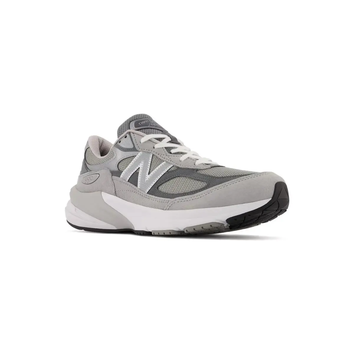 New Balance 990 v6 Men`s Gray White Lace Up Running Sneakers SZ 7.5 4EEEE