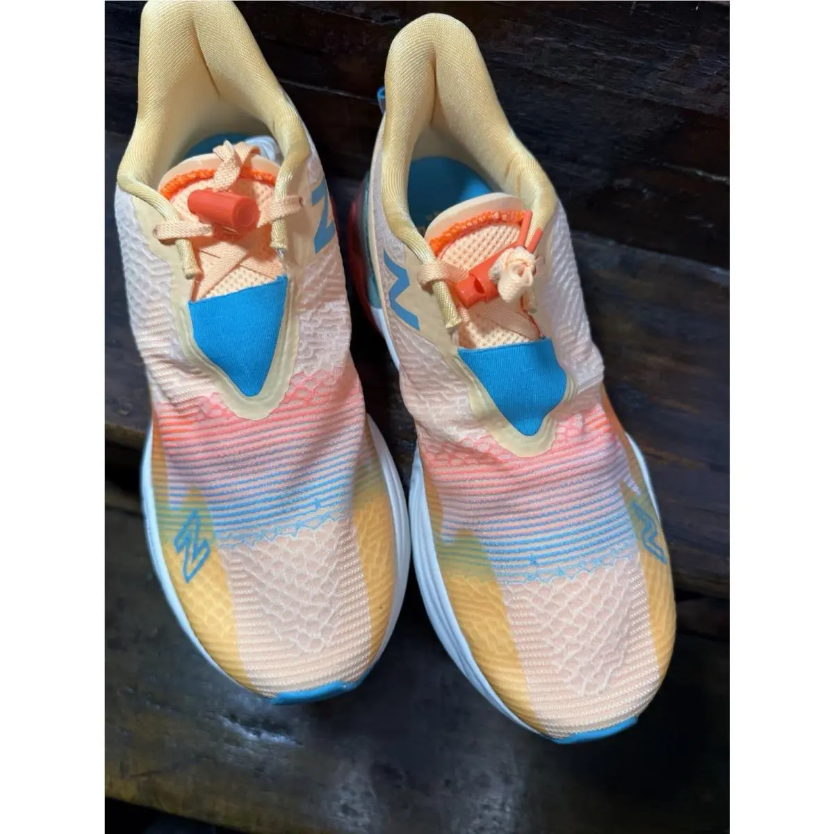 New Balance Fuelcell Rebel TR ‘solar Flare White’ WRBLTAS1 Women Sz 9 1/2 W