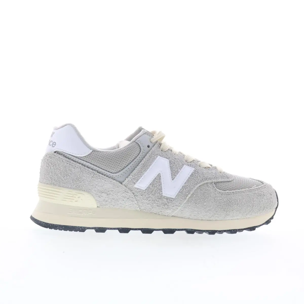 New Balance 574 U574RBL Mens Gray Suede Lace Up Lifestyle Sneakers Shoes 9