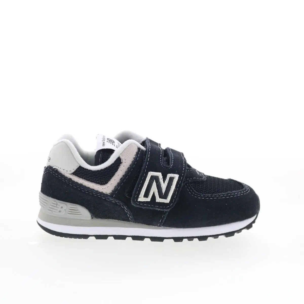 New Balance 574 Infant IV574GK Boys Black Suede Lifestyle Sneakers Shoes 8