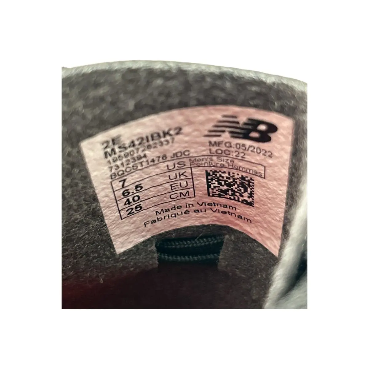 New Balance shoes - New Balance Men`s 442 V2 - MS42IBK2 - Black/White 5