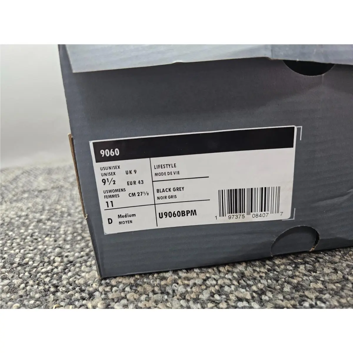 New Balance shoes - New Balance 9060 - 9060 U9060BPM - Black grey 3