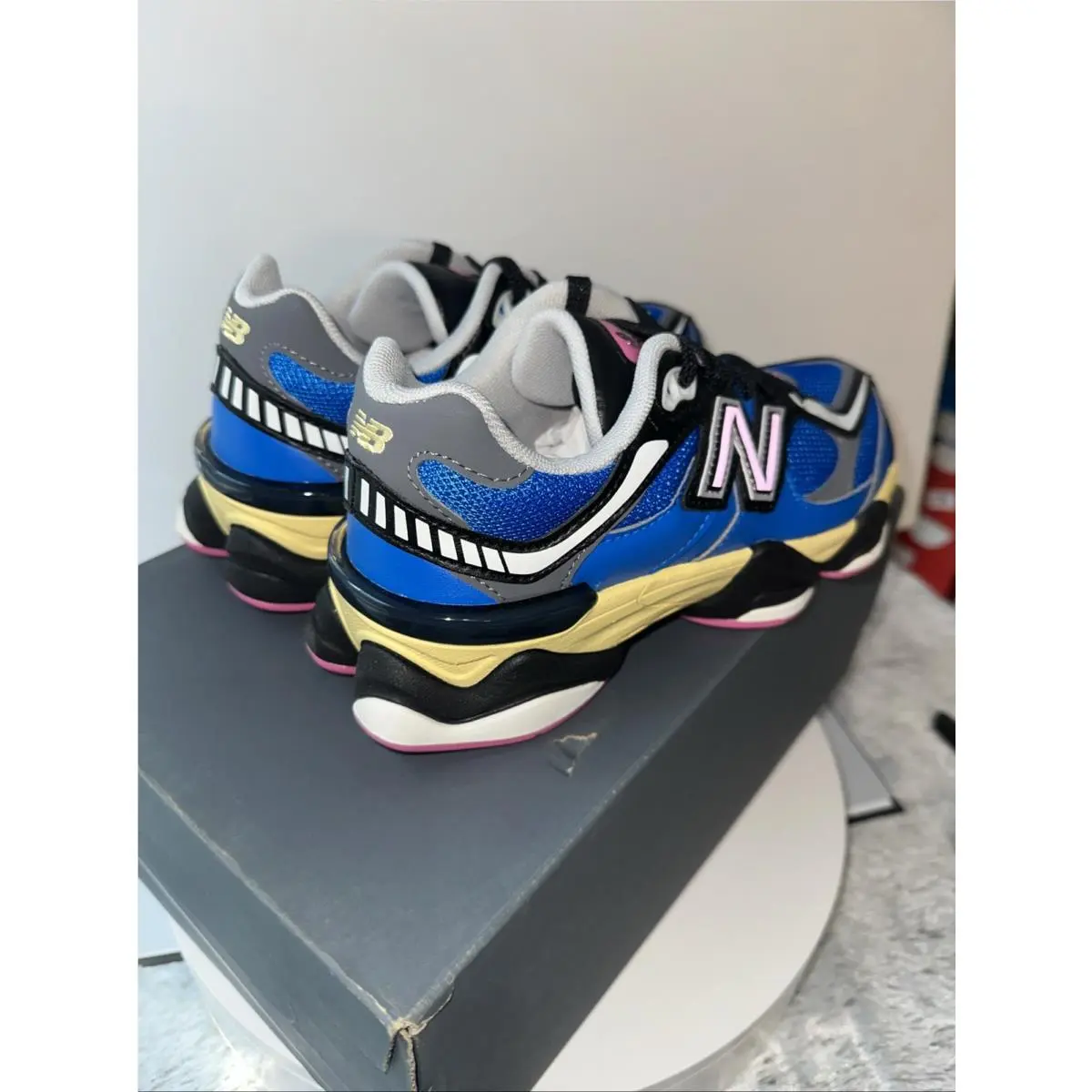 New Balance shoes - New Balance 9060 - Blue/Pink, Main: Blue (UPC: 197967228674) 10