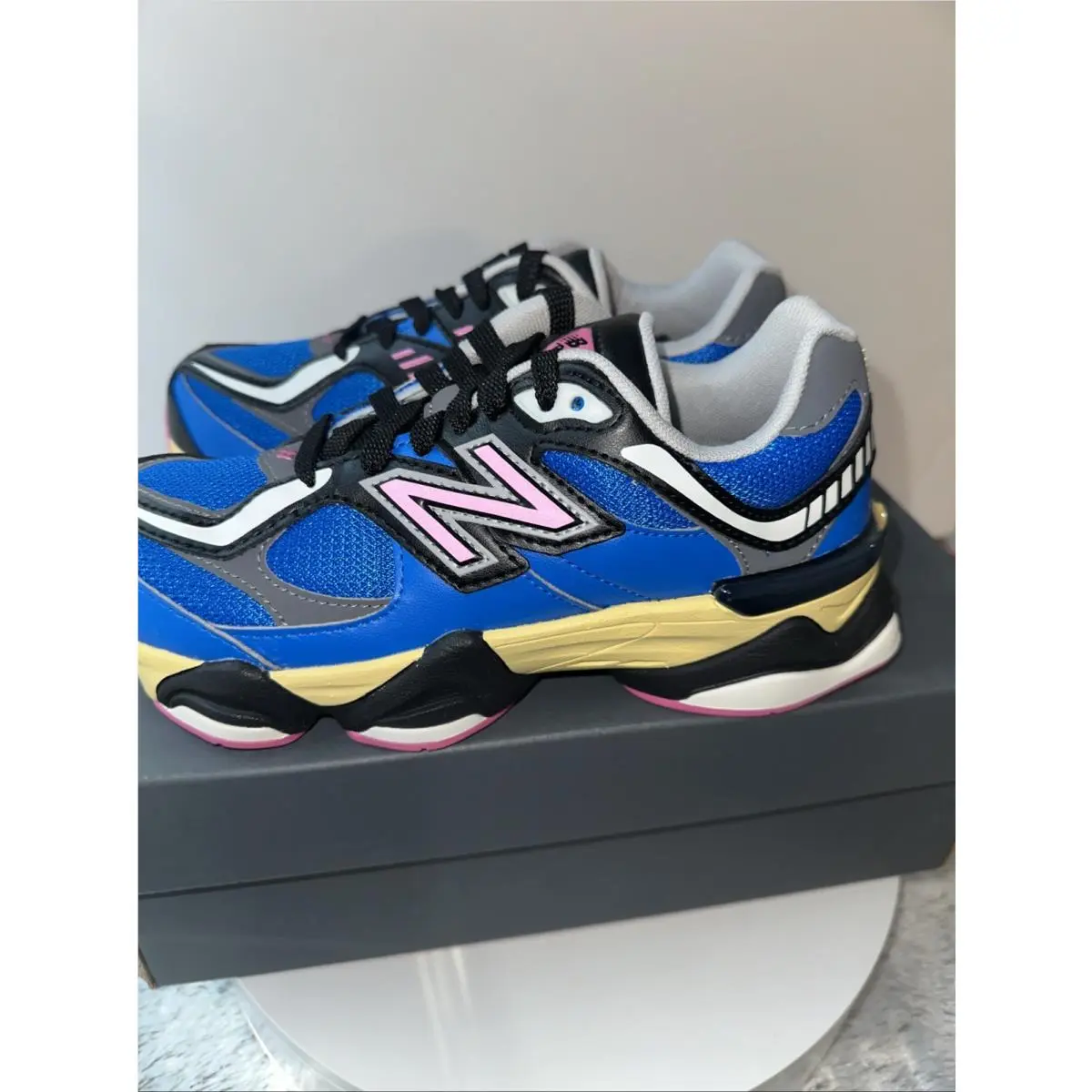 New Balance shoes - New Balance 9060 - Blue/Pink, Main: Blue (UPC: 197967228674) 4