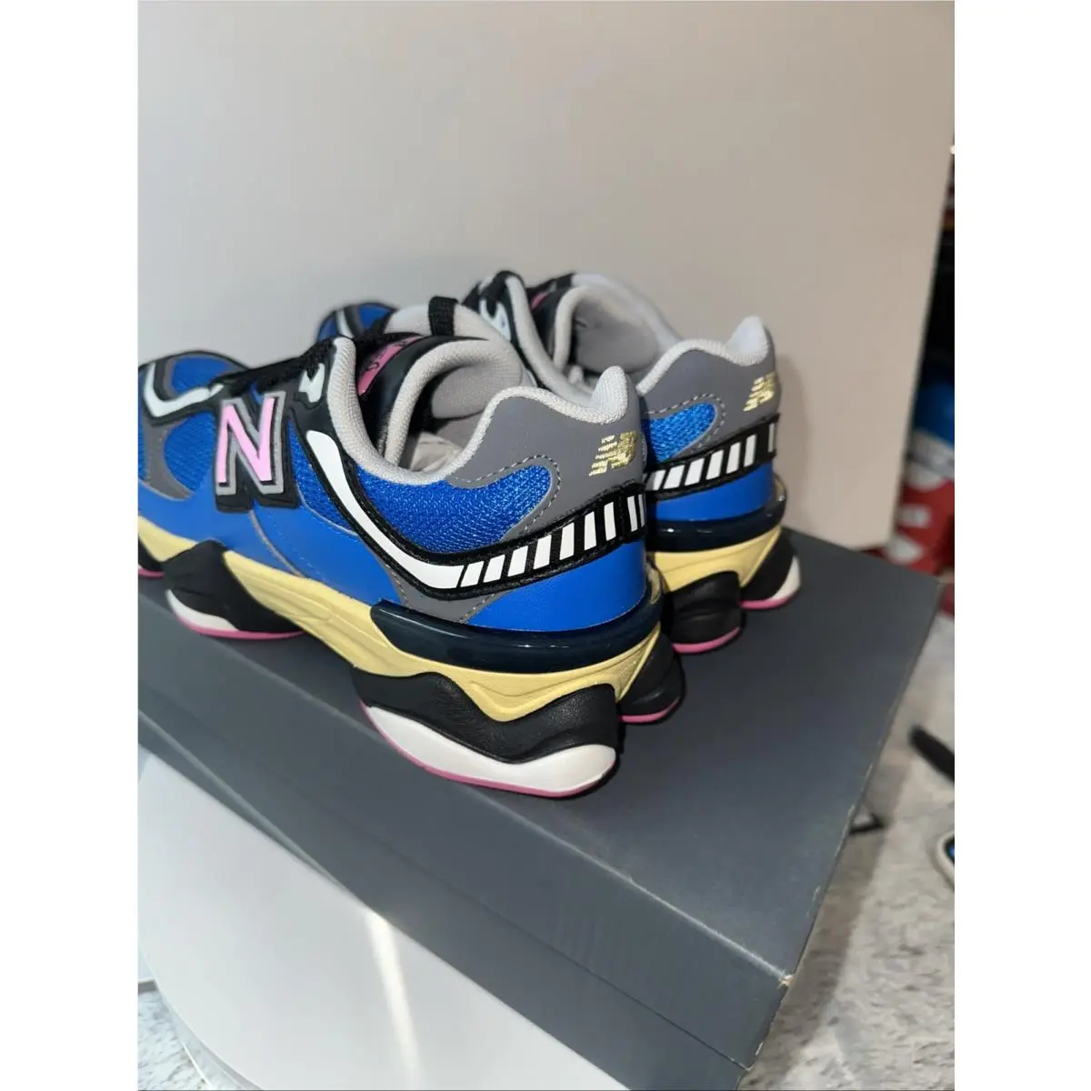 New Balance shoes - New Balance 9060 - Blue/Pink, Main: Blue (UPC: 197967228674) 6