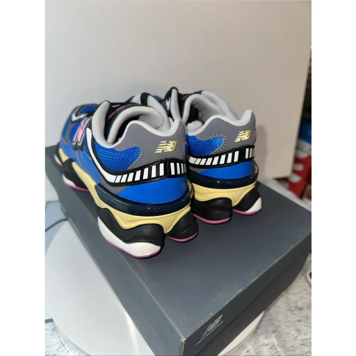 New Balance shoes - New Balance 9060 - Blue/Pink, Main: Blue (UPC: 197967228674) 7