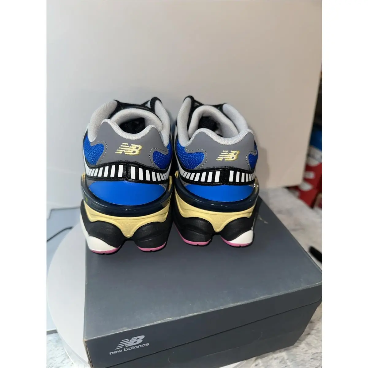 New Balance shoes - New Balance 9060 - Blue/Pink, Main: Blue (UPC: 197967228674) 8
