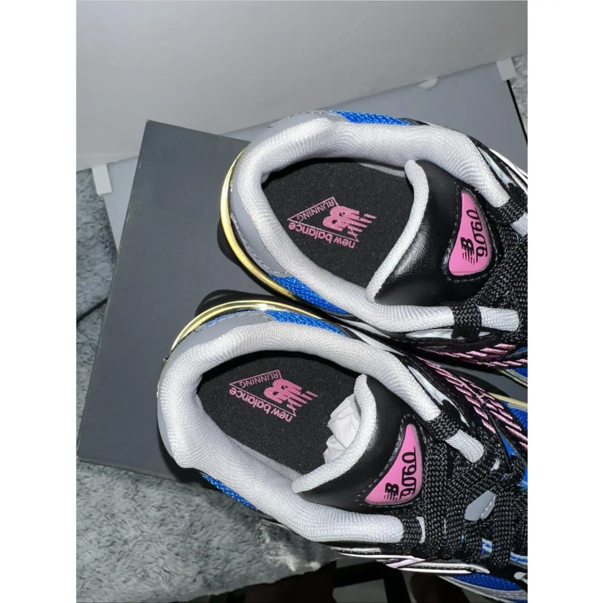 New Balance shoes - New Balance 9060 - Blue/Pink, Main: Blue (UPC: 197967228674) 12