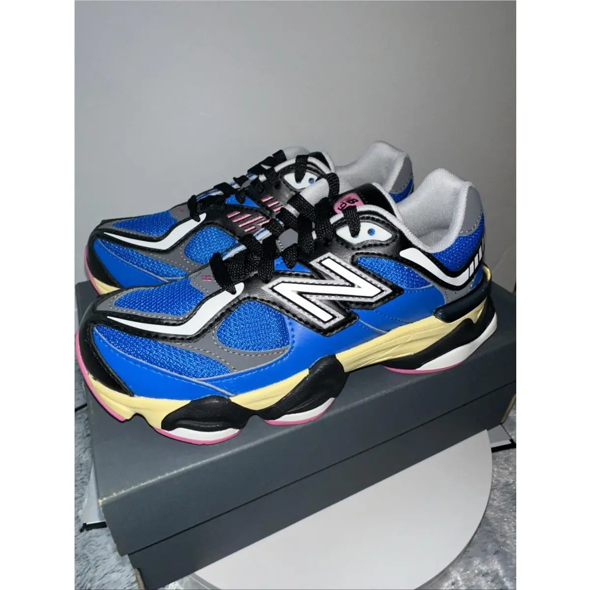 New Balance shoes - New Balance 9060 - Blue/Pink, Main: Blue (UPC: 197967228674) 3
