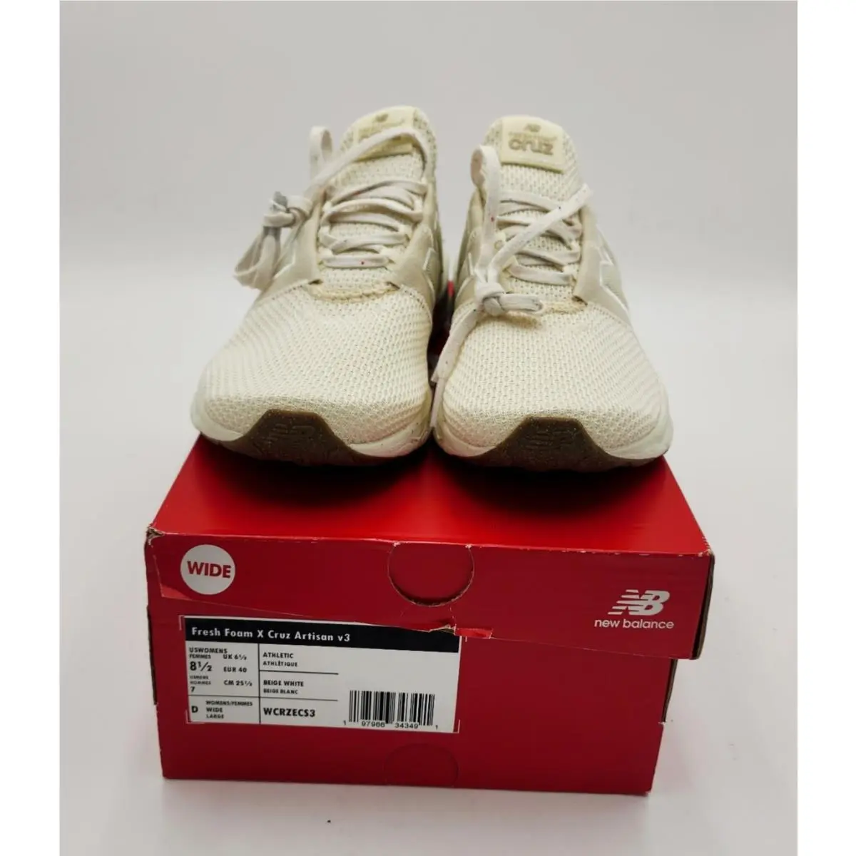 New Balance shoes - New Balance Fresh Foam Cruz - WCRZERC3 - Beige 5