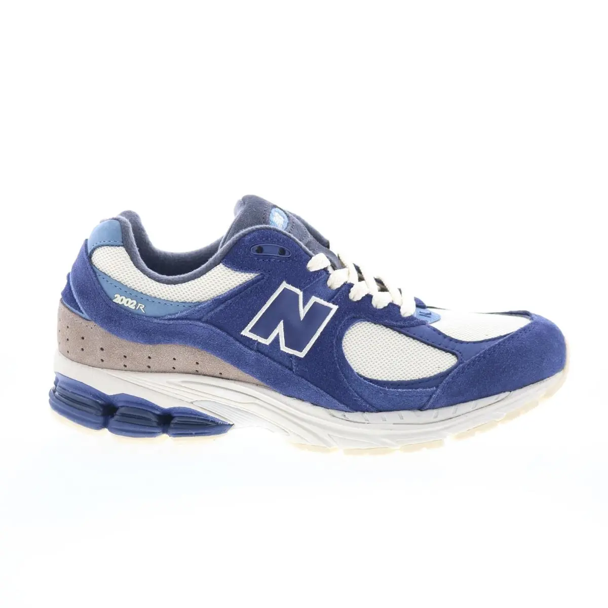 New Balance 2002R M2002RG Mens Blue Suede Lace Up Lifestyle Sneakers Shoes 8.5