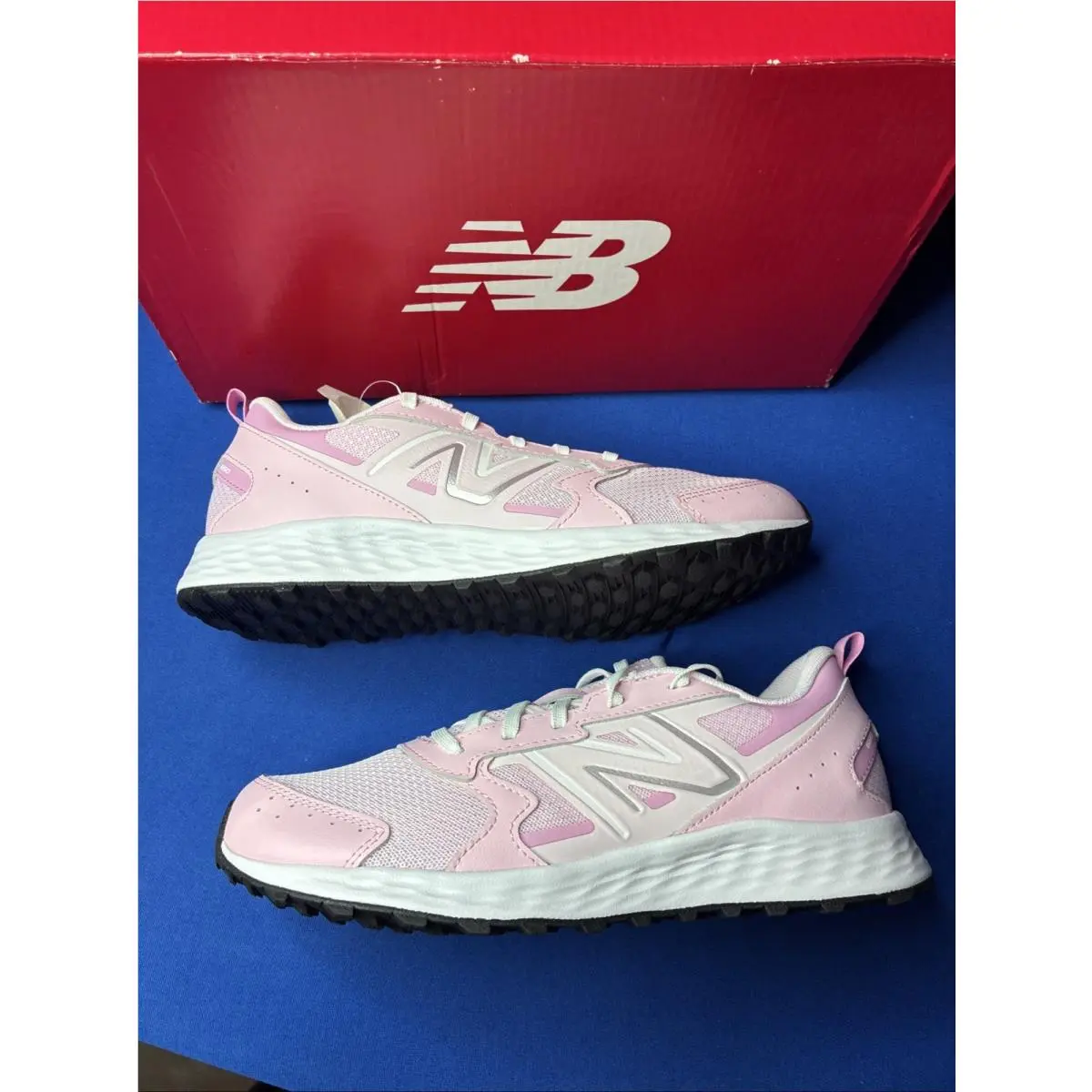 New Balance Fresh Foam 650v1 Pink Running Shoes Size 5.5 Xtra Wide Kids 5.5y