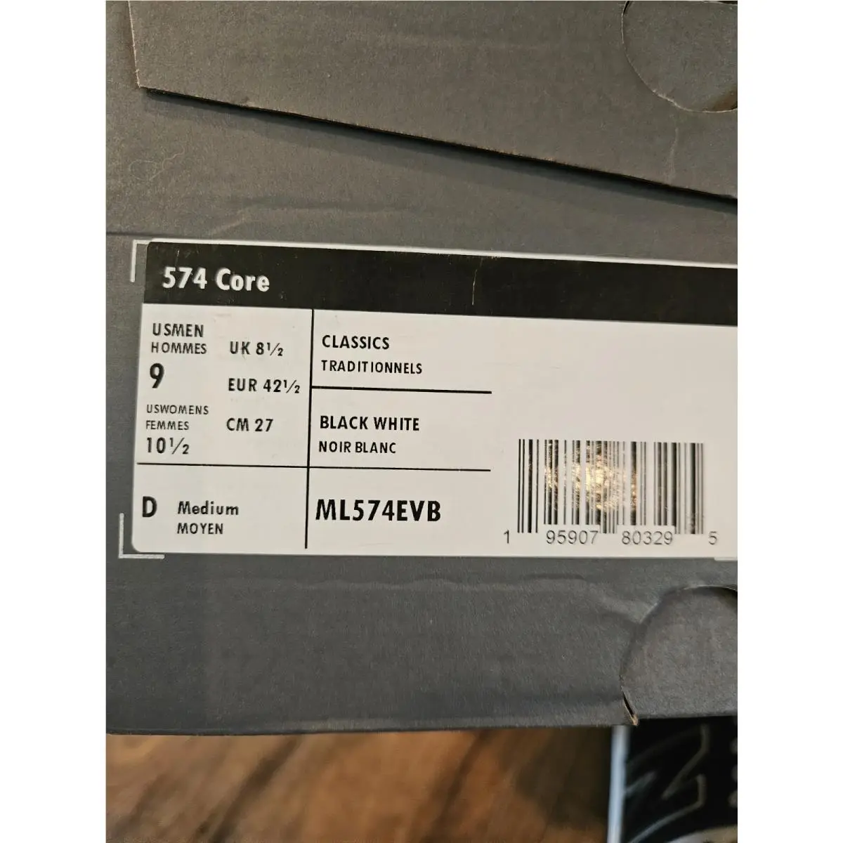 New Balance shoes - New Balance 574 - MLS574EVB - Black 4