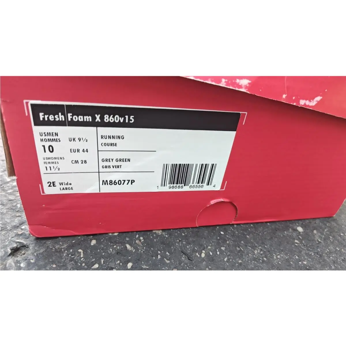 New Balance shoes - Fresh Foam X 860 V15 2e Wide - M8607gw2e - Black 2