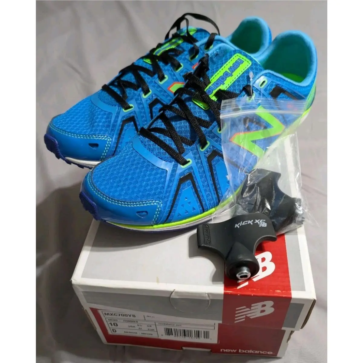 New Balance XC700 Track Cross Country Spikes MXC700YS Mens 10 New w/ Box