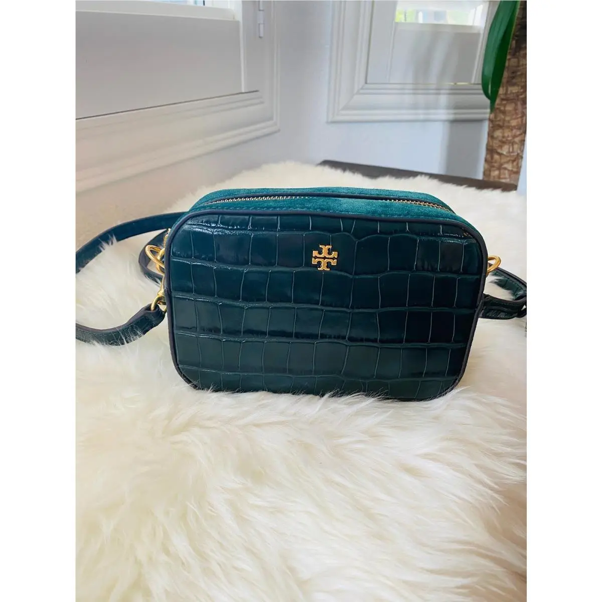 Tory Burch Blake Embossed Mini Camera Bag