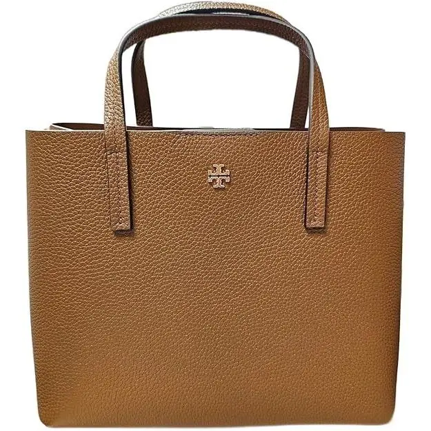 Tory Burch 85985 Blake Cortado Brown with Gold Hardware Women`s Small Tote Bag