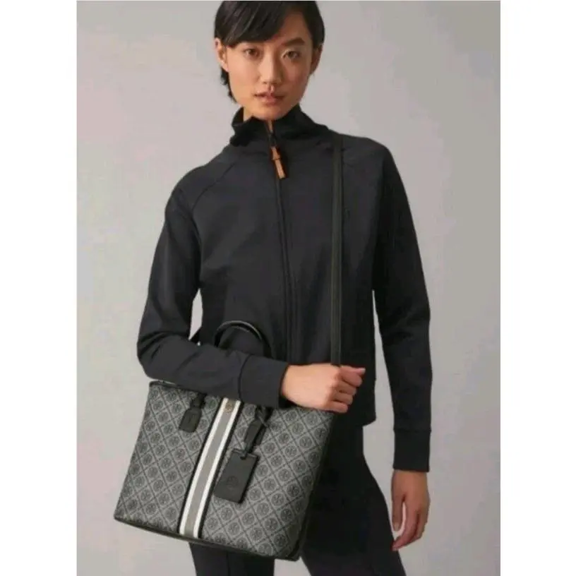Tory Burch T Monogram Tote Size Small