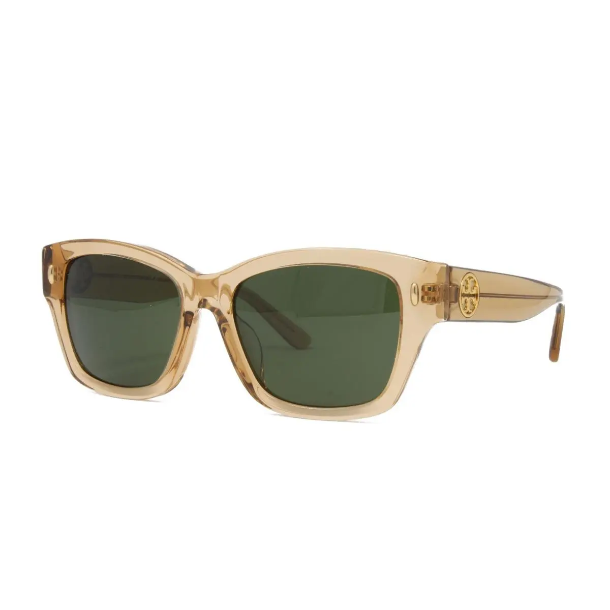 Tory Burch Women`s Sunglasses TY7167U-184371 Transparent Camel 53mm Square
