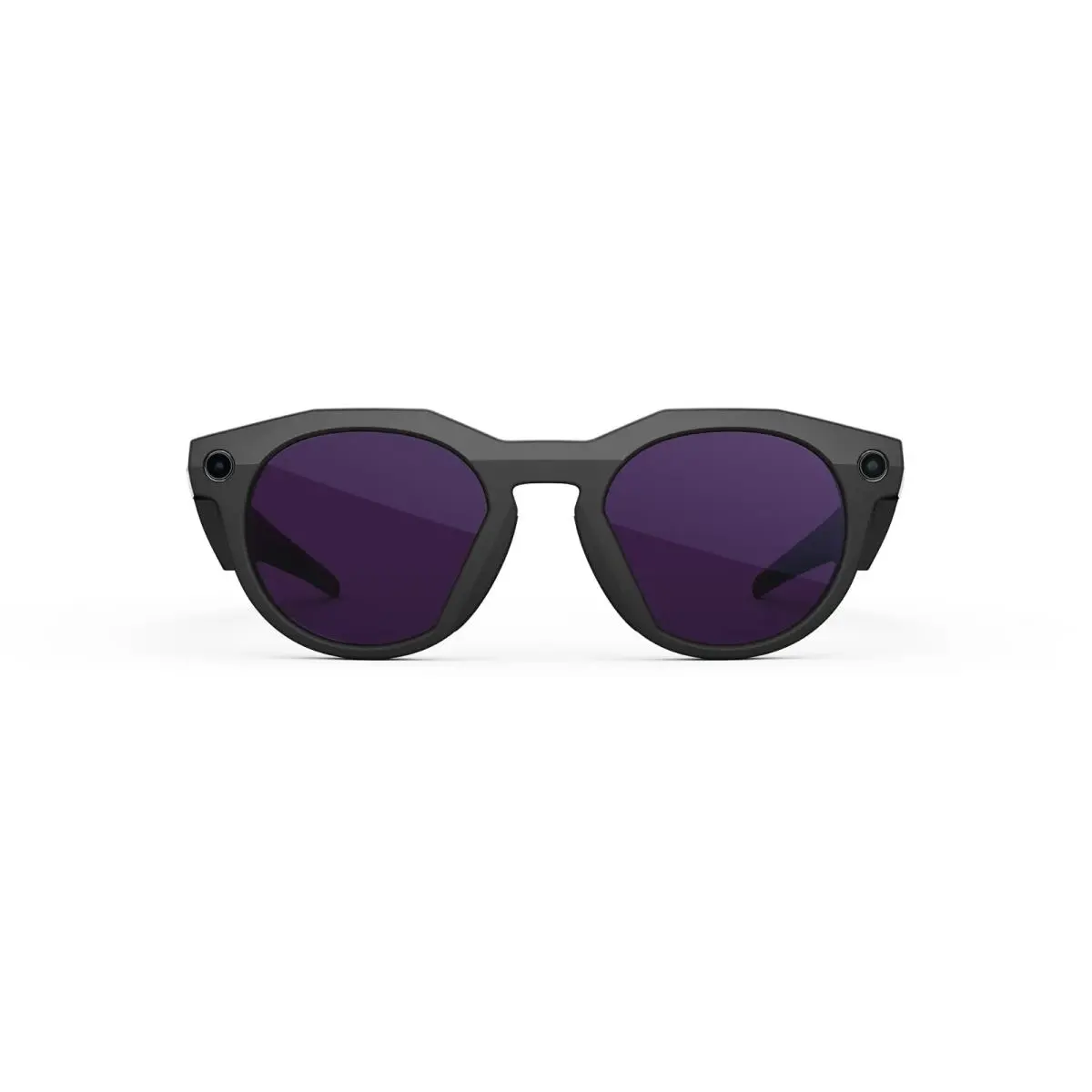 Unisex Hstn Athletes Bluetooth Wifi Round Meta AI Sunglass Sunglasses Clear to Amethyst Transitions by Oakley