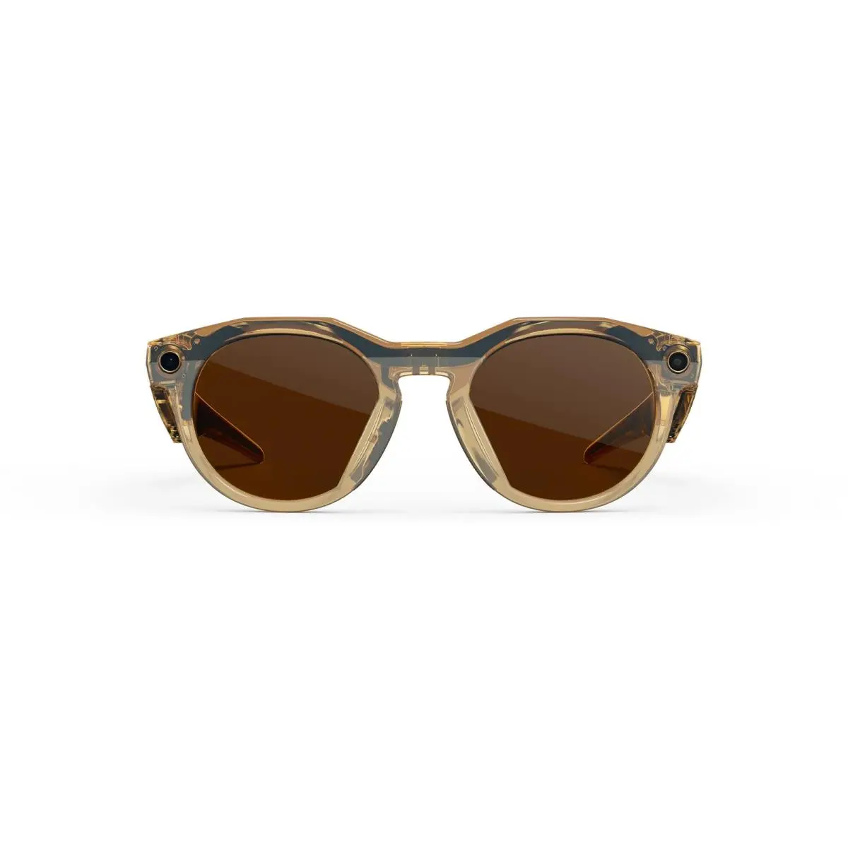 Unisex Hstn Athletes Bluetooth Wifi Round Meta AI Sunglass Sunglasses Clear to Brown Transitions by Oakley
