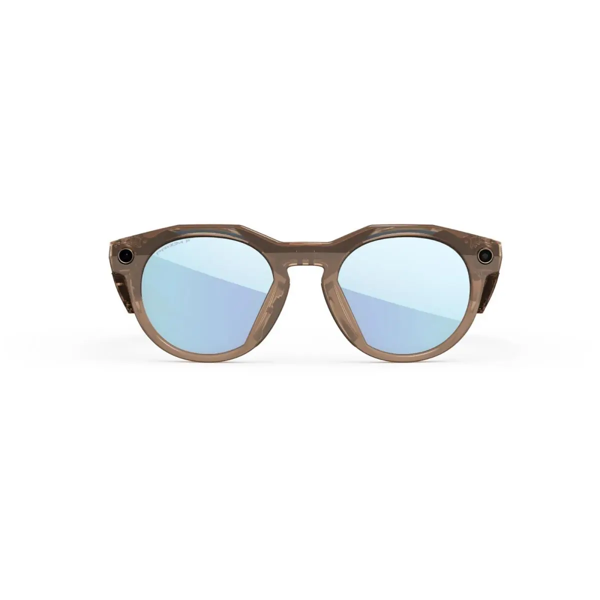 Unisex Hstn Athletes Bluetooth Wifi Round Meta AI Sunglass Sunglasses Prizm Deep Water Polarized by Oakley
