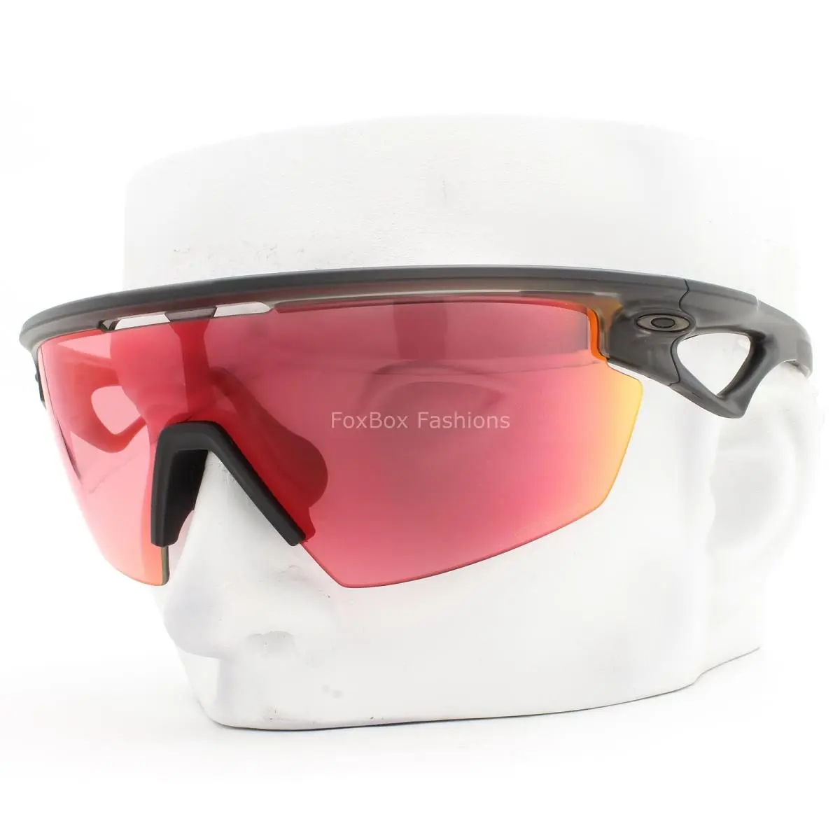 Oakley Sphaera Sunglasses Matte Gray Smoke Prizm Trail Torch OO9403-0936 W/case