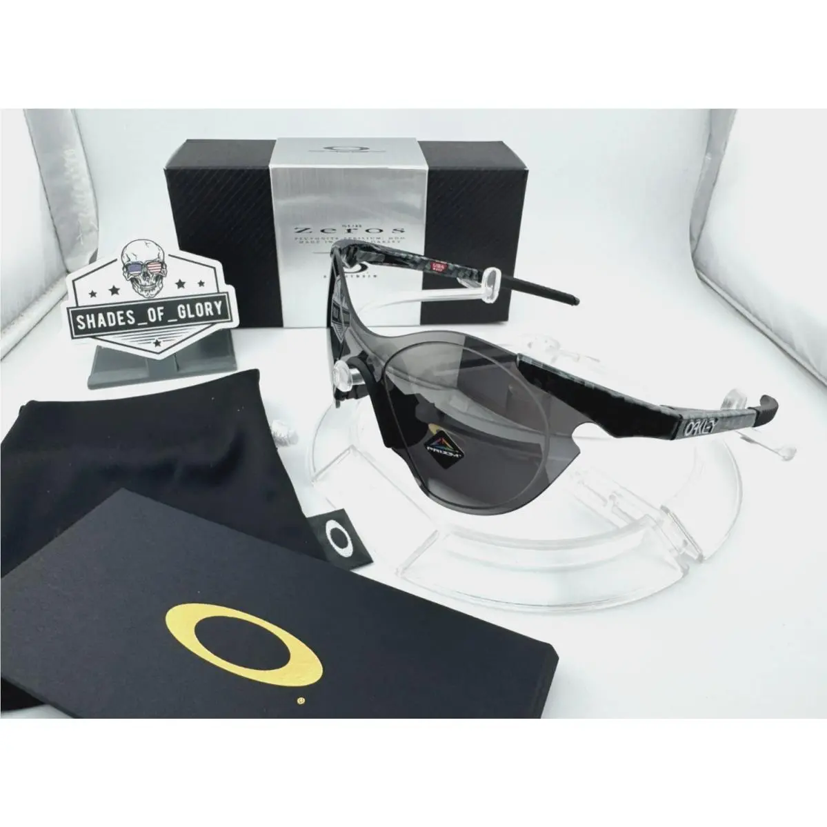 Oakley Subzero Muzm Carbon Fiber W/ Prizm Black Sunglasses OO9468-01 Mint Rare
