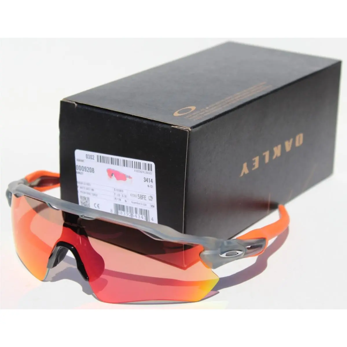 Oakley Radar EV Path Sunglasses Matte Grey Ink/prizm Trail Torch OO9208-F8